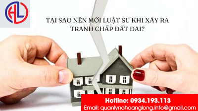 Tại sao nên mời luật sư khi xảy ra tranh chấp đất đai?